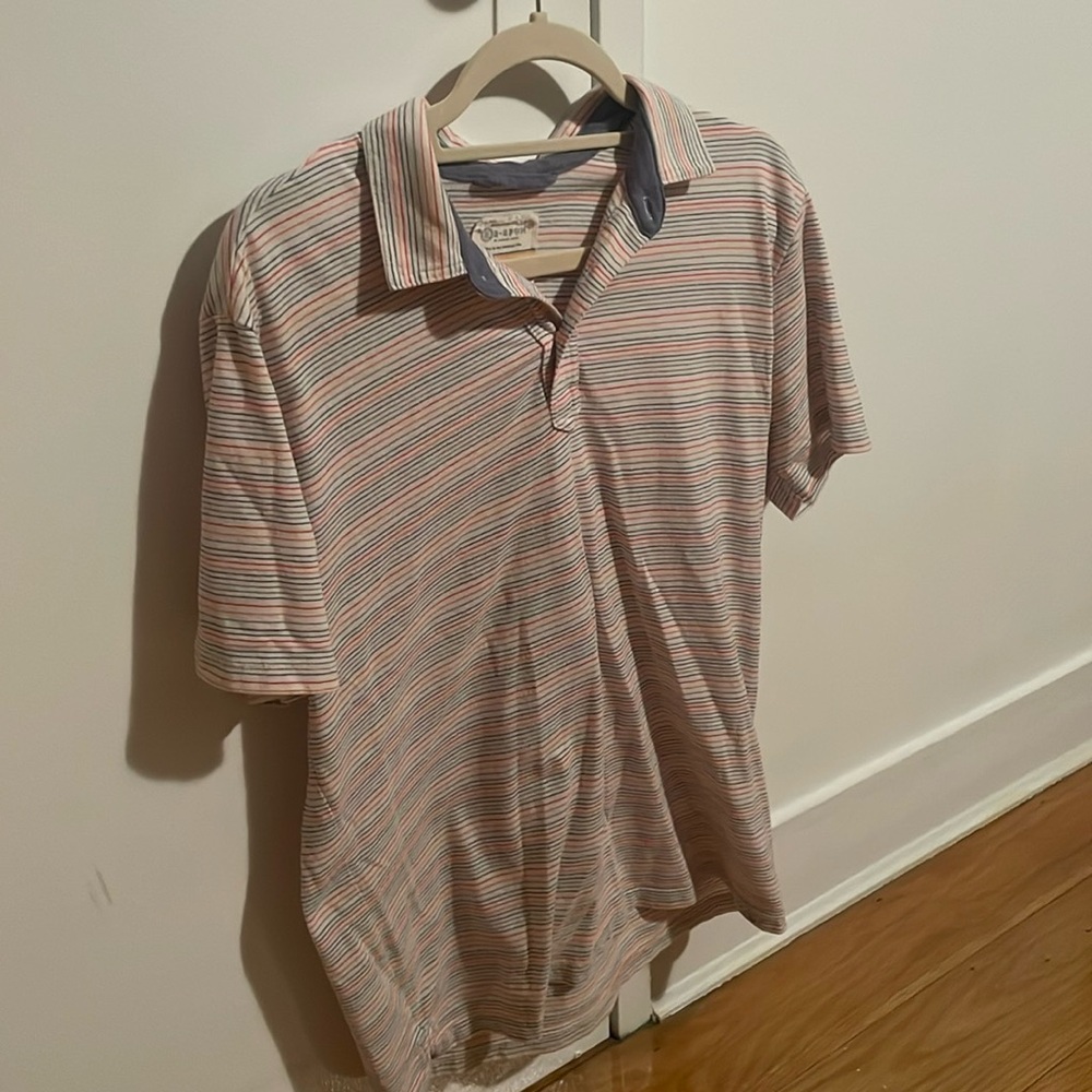 Marine Layer cotton polo M